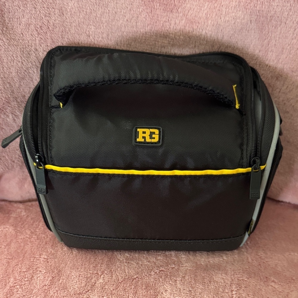 Black and Yellow Camera Bag